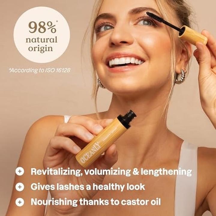 Actual product image Attitude Oceanly 2in1 Mascara With Eyelash Nourishing Serum - 7 G (Black)