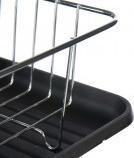 Actual product image Kinvara flat dish drainer black flat dish pan