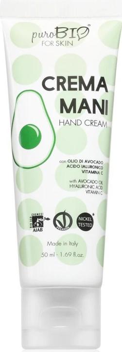 Puro Bio Hand cream with avocado oil, hyaluronic acid and vitamin C Eco 50 ml - Purobio (50 ml)