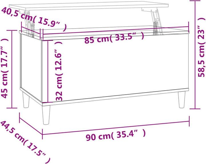 Produktbild vidaXL Couchtisch