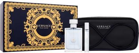 Produktbild Versace Pour Homme by Gift Set -- 3.4 oz Eau de Toilette Spray + 0.3 oz Mini EDT Spray in Pouch (Eau de Toilette, 100 ml)