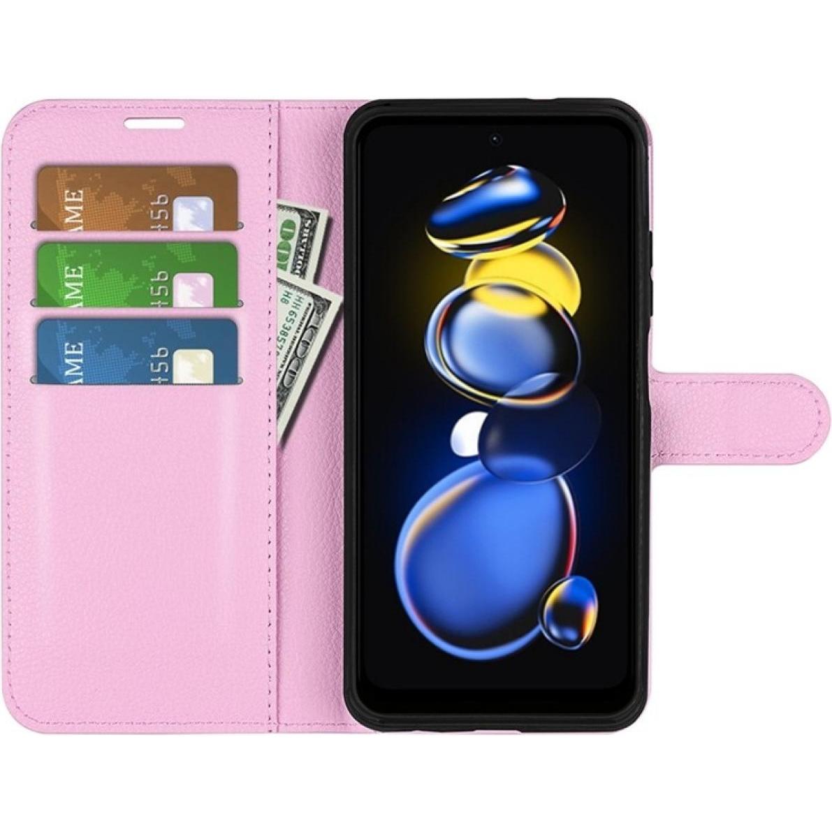 Screenguard Xiaomi Poco X4 GT Leather Guard Lederhülle (Xiaomi Poco X4 GT), Smartphone Hülle, Rosa