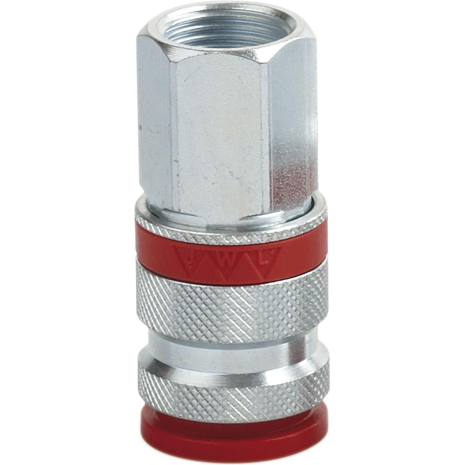 JwL, Zubehör Druckluftwerkzeug, Stahlkupplung DN 7,8 BSP mit Innengewinde 1/2"