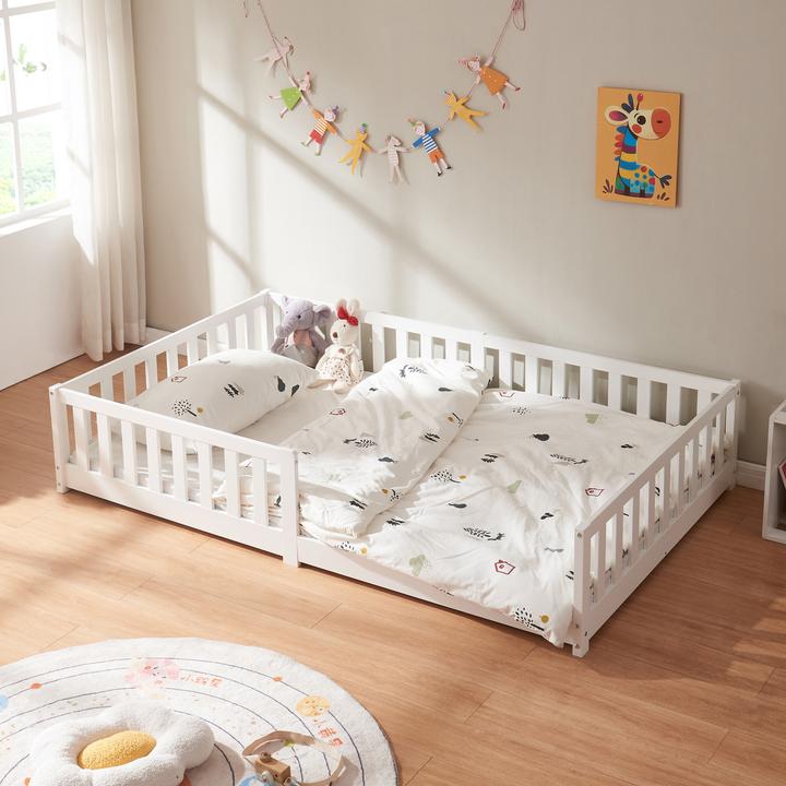 Produktbild En.Casa Kinderbett Tanna 120x200 cm Weiss (120 x 200 cm)