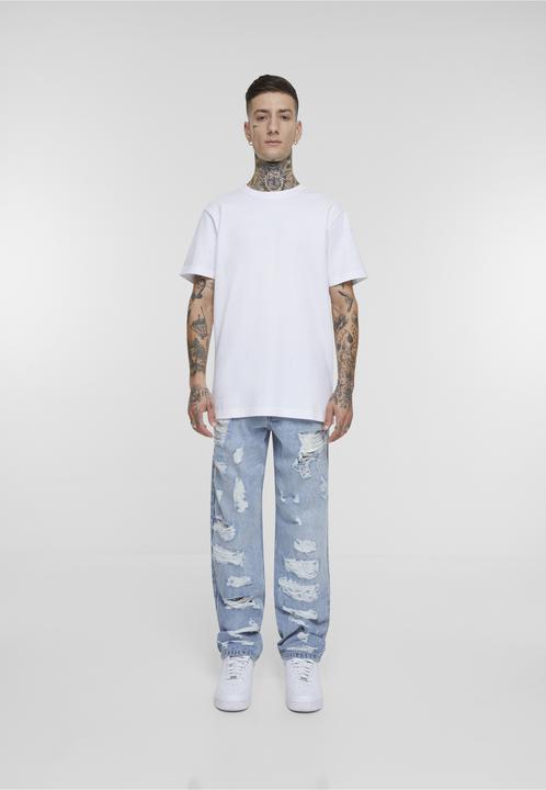 Actual product image Urban Classics Heavy Ounce Straight Fit Heavy Destroyed Jeans - 167177 (L)