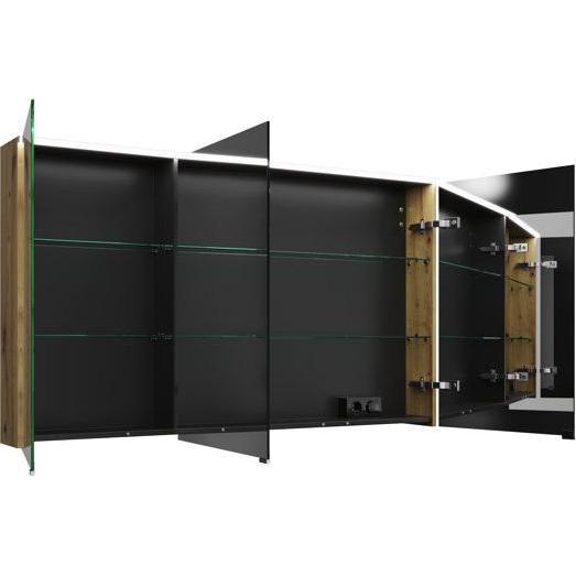 Thumbnail - burgbad, Spiegelschrank, Eqio Spiegelschrank mit horizontaler LED-Beleuchtung, 3 Türen, mittlerer Anschlag rechts, 1