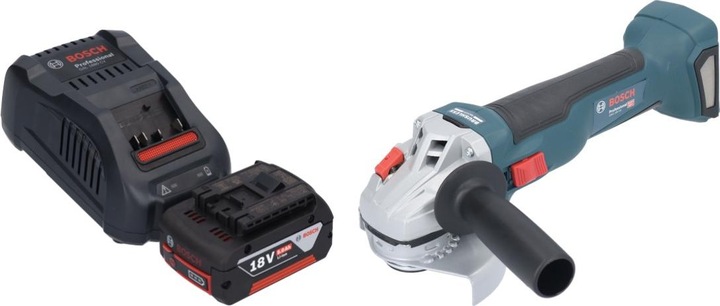 Productafbeelding Bosch Professional Bosch GWS 18V-10 Professionele accu haakse slijper 18 V 115 mm borstelloos + 1x oplaadbare accu 5.0 (115 mm)