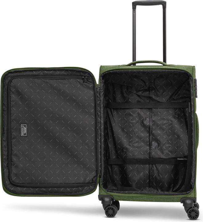 Actual product image Redolz Essentials 12 THREE SET 4-wheel suitcase set, 3-piece, with stretch fold (201 l)