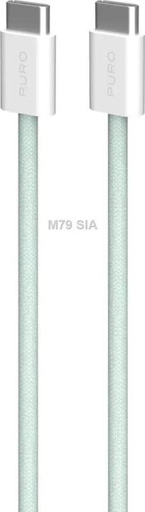 Actual product image Puro PUCCCFABK415MTGRN (1.50 m, USB 2.0, 60 W)