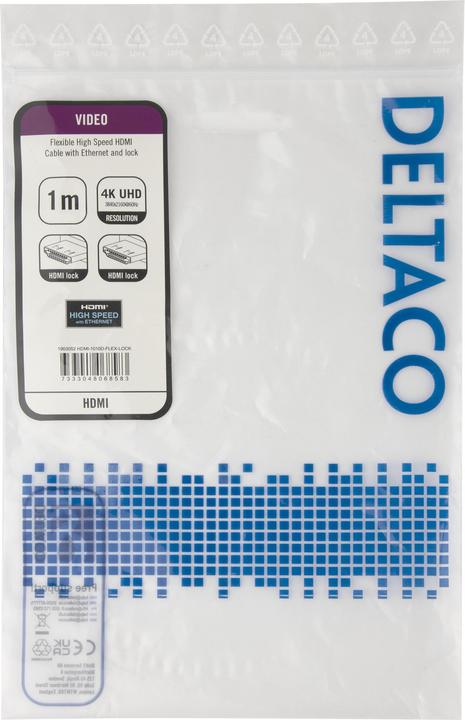 Produktbild Deltaco HDMI-1010D-FLEX-LOCK (1 m)