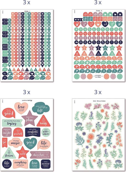 Produktbild Avery ZDesign Planungs-Sticker "ICONS & DECO"