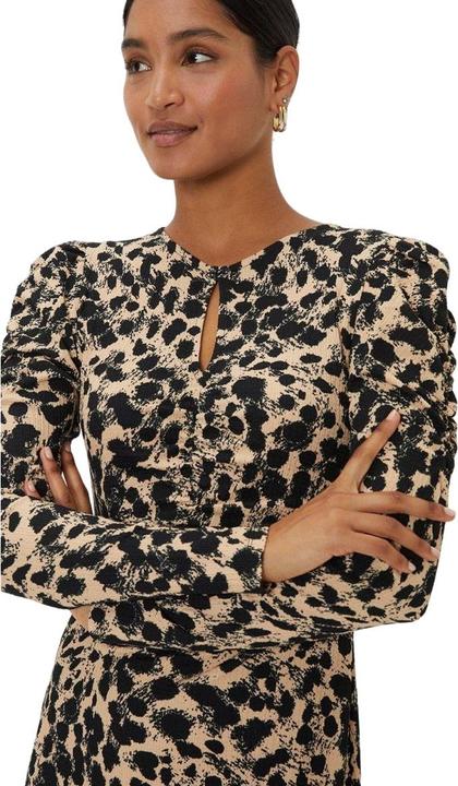 Produktbild Dorothy Perkins Leopardenmuster Schlüsselloch Midikleid (38)