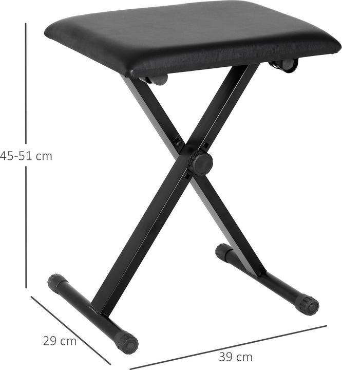 Produktbild Homcom Klavierhocker