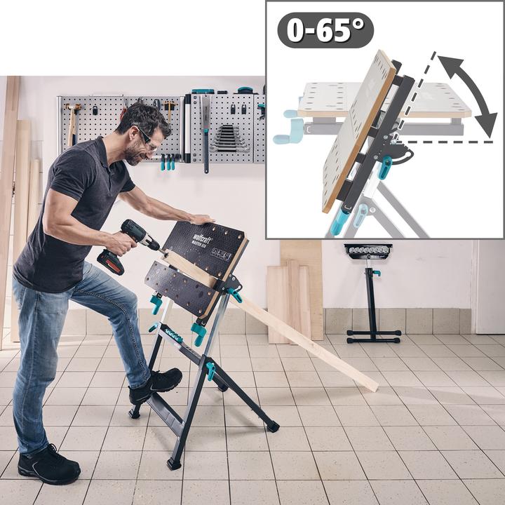Actual product image wolfcraft 1 MASTER 650 ERGO clamping table (65 cm, 72 cm)