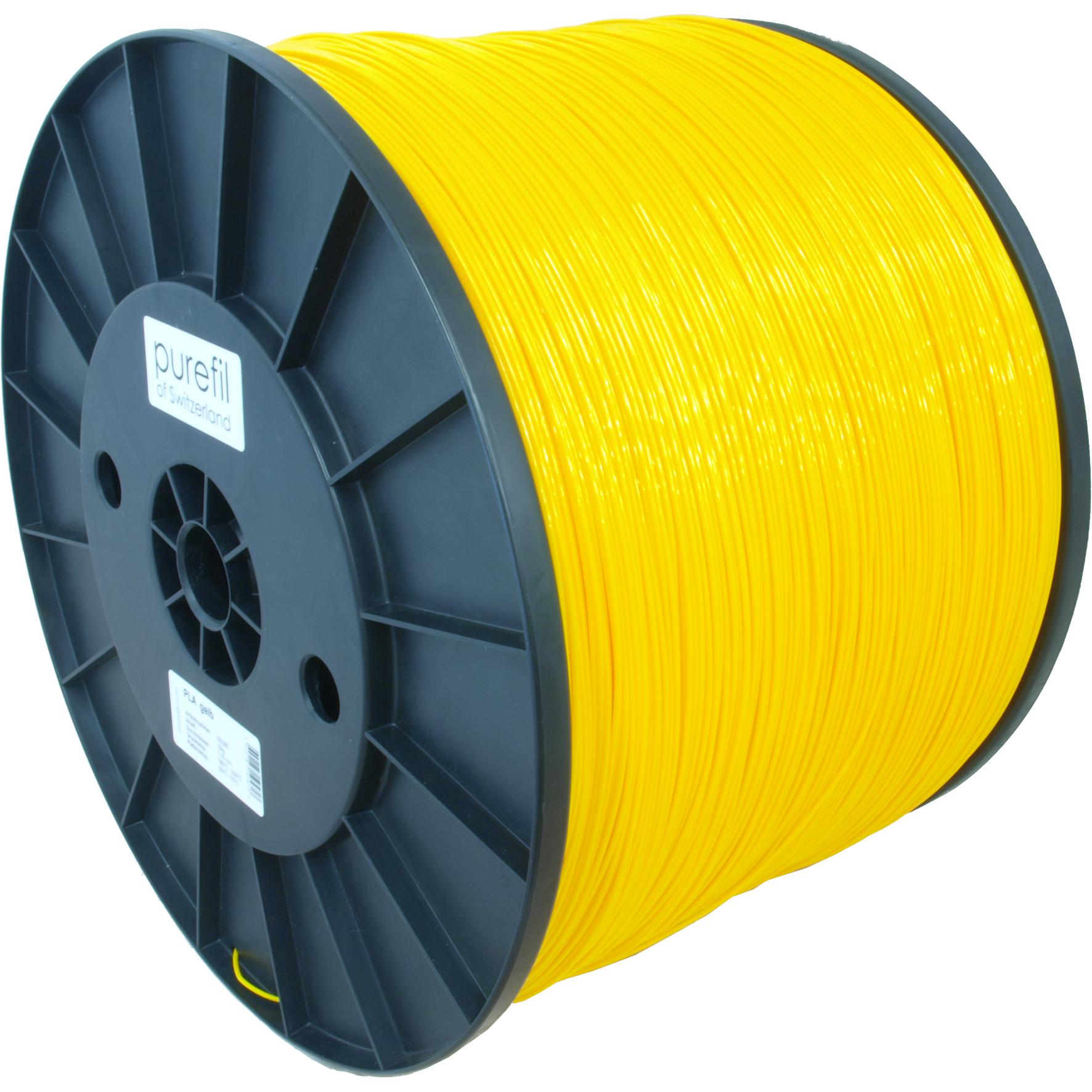 Purefil Filament (PLA, 1.75 mm, 10000 g, Gelb), 3D Filament, Gelb
