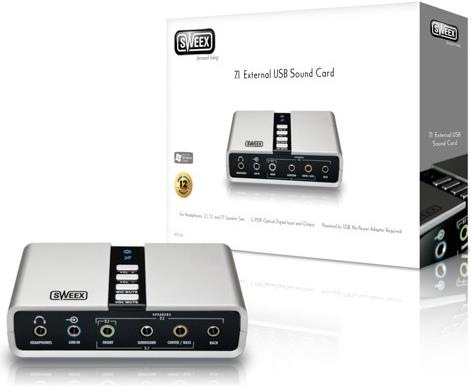 Sweex 7.1 Externe USB Sound Karte (USB)
