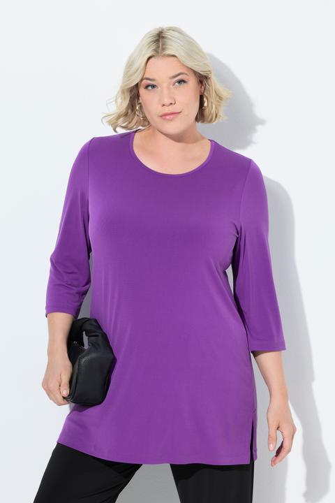Actual product image Ulla Popken Matte Jersey Round Neck Tunic (50, 52)