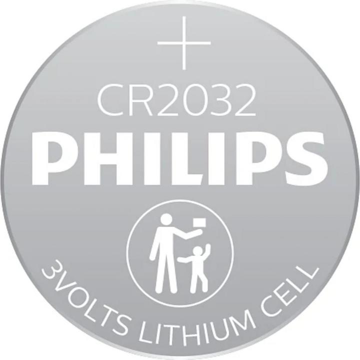 Actual product image Philips CR2032P2/01B (2 pcs., CR2032, 210 mAh)