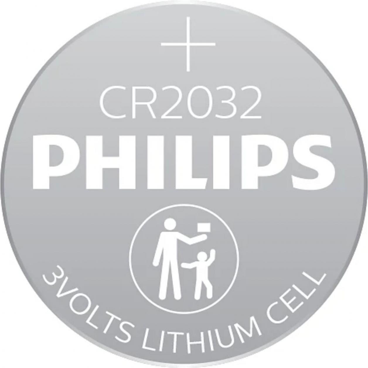Thumbnail - Philips CR2032P2/01B (2 Stk., CR2032, 210 mAh), Batterien + Akkus