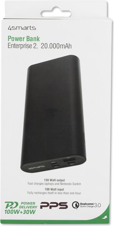 Actual product image 4smarts Enterprise 2 (20000 mAh, 130 W, 74 Wh)