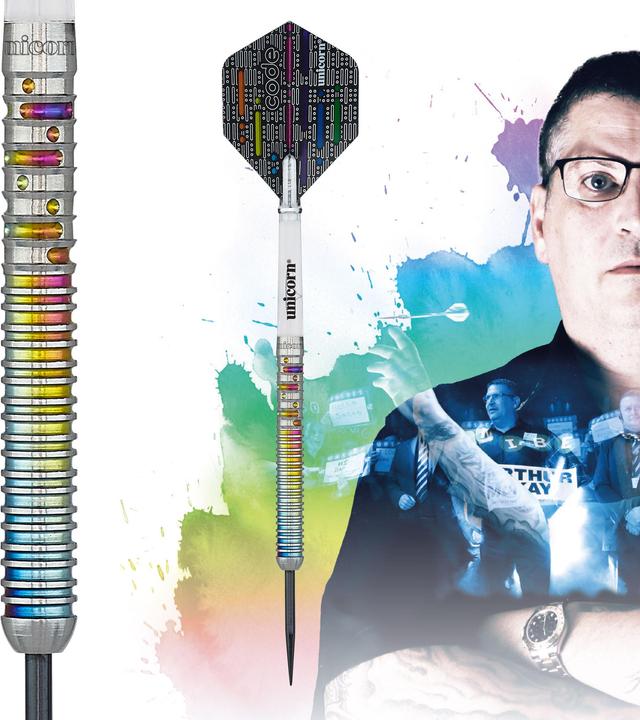 Image du produit Unicorn Gary Anderson Code Players fléchettes en acier