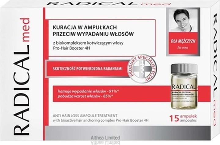Immagine prodotto Ideepharm Radical Med A trattamento in fiale contro la caduta dei capelli per uomo 15 fiale ciascuna 5 (5 ml)
