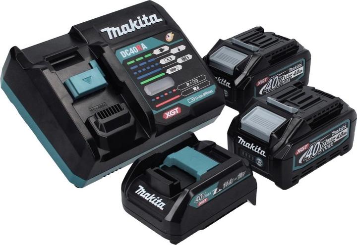 Actual product image Makita Power Source Kit 40 V max. with 2x BL 4040 battery 4.0 Ah XGT + DC 40 RA Fast charger XGT LX (40 V)