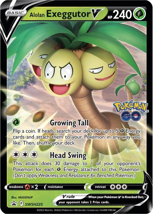 Actual product image Pokémon Alolan Exeggutor V Box (English, Box Set & Collection)