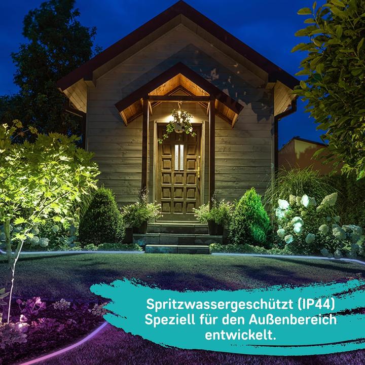 Actual product image Müller Licht LED light strip Strip smart RGB digital 5m Music Sensor IP 44 21000127 (RGB, 500 cm, Outdoor)