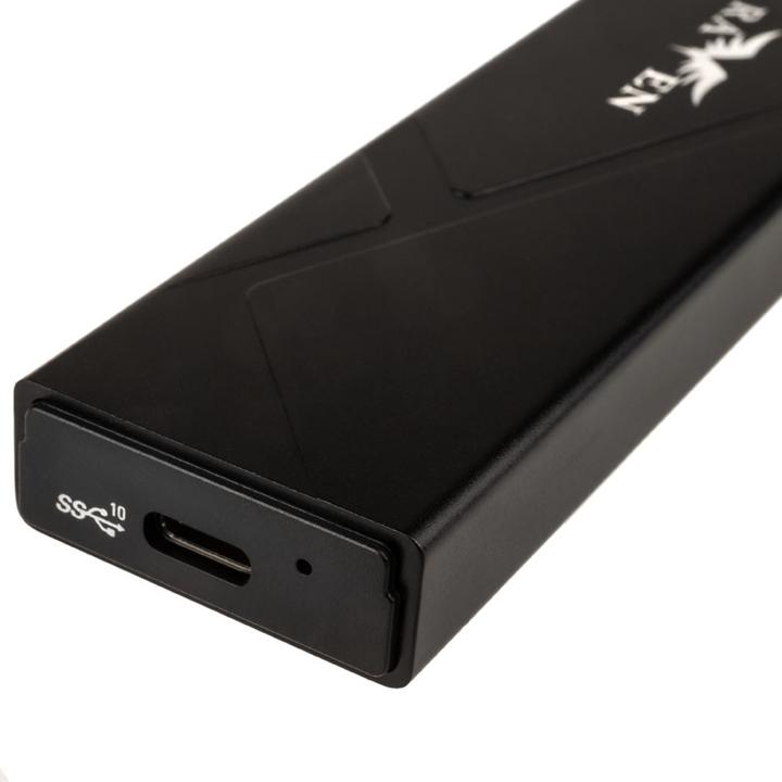 Actual product image Silverstone SST-RVS03 M.2 SSD Enclosure, USB-C (M.2 2280)
