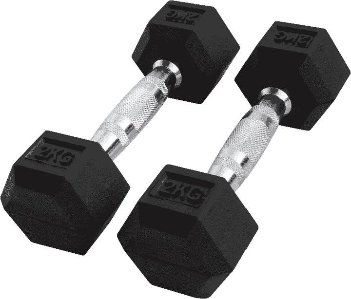 Productafbeelding Gladiatorfit Zeshoekige halter (1 x 2 kg)