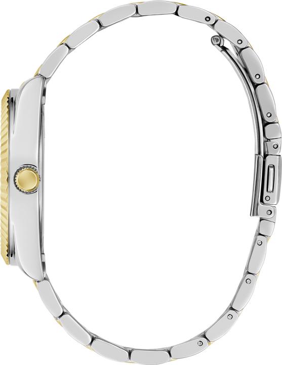 Image du produit Guess P SLV CS W/ P GLD TOP PART / SUN WHT DAY/DATE DL / P SLV & GLD BRCT Montre (36 mm)