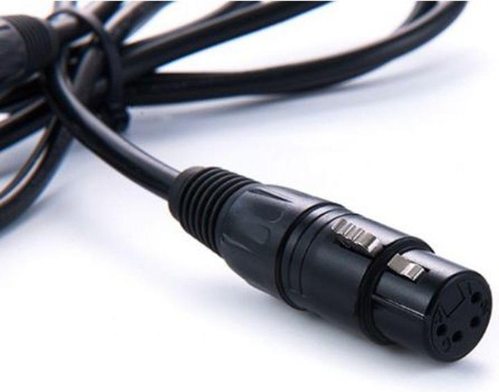 Actual product image Rolux 4 Pins XLR Female with 4 Pins Male Connecting Cable RL-C7