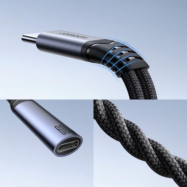 Actual product image Joyroom 2-in-1 Audio Adapter USB-C to Dual USB-C Cable (USB-C, USB-C)