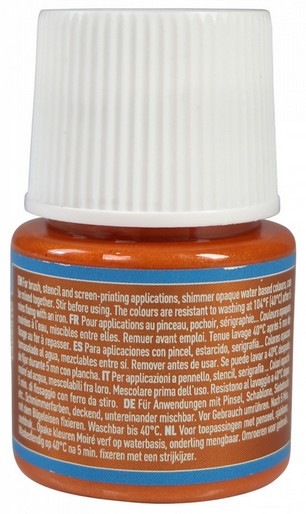 Actual product image Pebeo Setacolor Opaque (Shimmering brick red, 45 ml)