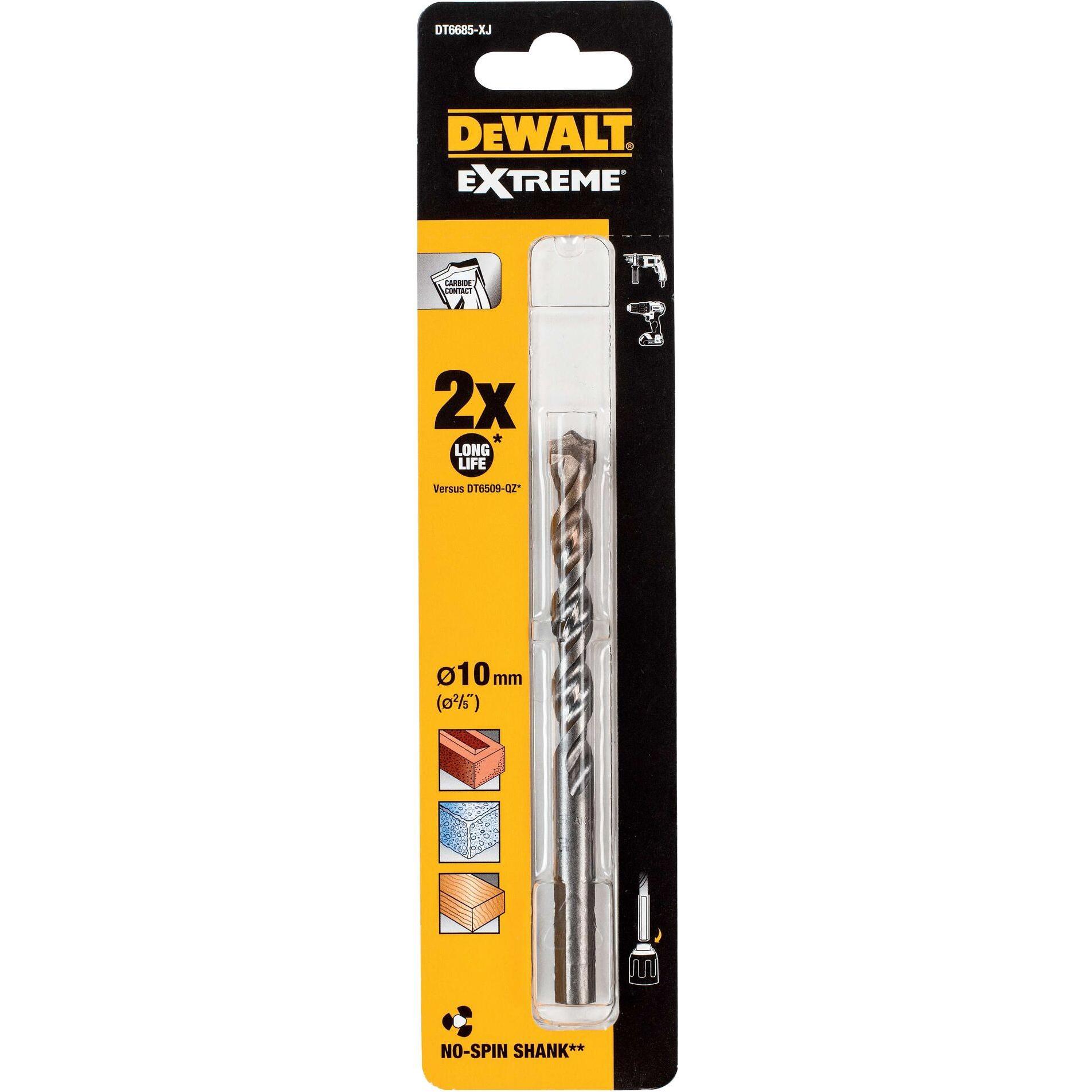 DeWalt, Bohrereinsatz, Steinbohrer (10 Millimeter)