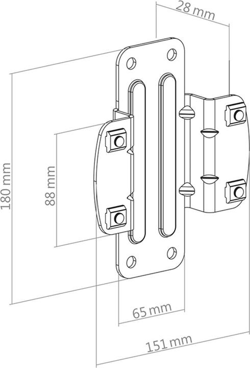 Image du produit Hagor 3213 Accessoires pour support TV