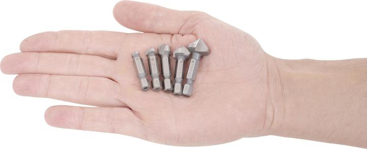 Produktbild Stier Kegelsenker Set 5-teilig Bit-Schaft 1/4" (10.4 mm, 12.4 mm, 16.5 mm, 6.3 mm, 8.3 mm)