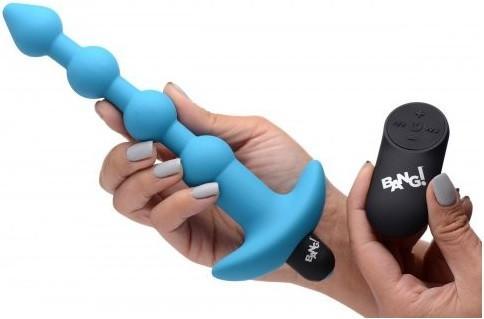 Produktbild XR Brands Vibrating Silicone Anal Beads & Remote Control