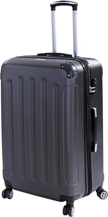 Invida Luxus Hartschalen-Trolley mit Zwillingsrollen XL