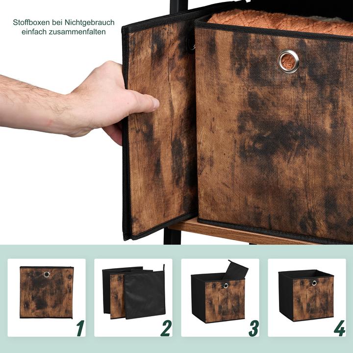 Image du produit Relaxdays 6x bacs-de-rangement (30 x 30 x 30 x 30 cm, 27 l)