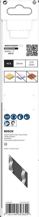 Immagine prodotto Bosch Professional Zubehör PRO Fibre Insulation precise T1013AWP Lama per seghetto alternativo, 250 mm, 3 pezzi.