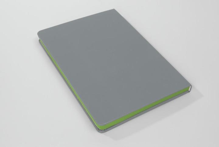Produktbild Sigel Notizbuch A5 Linescape hellgrau/lime (A5, Liniert, Harter Einband)