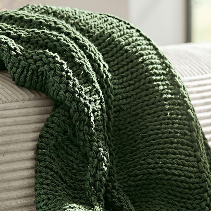 Image du produit Loberon Plaid Gail vert (170 x 170 cm)