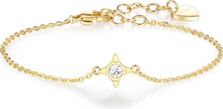 Actual product image Sagapo S'Agapµ - Gold-plated bracelet with a star Click SCK15