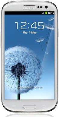 Actual product image Samsung I9300 Galaxy S3 (16 GB, Marble White, 4.80", 3G)