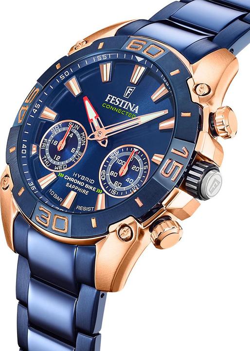 Actual product image Festina Chrono Bike Connected Hybrid (Chronograph, 46 mm)