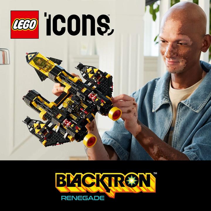Actual product image LEGO Blacktron Renegade (10355, LEGO Icons, LEGO Rare Sets)