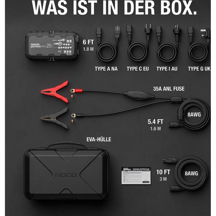 Productafbeelding Noco GeniusPro25 (12V, 24V, 6V, 25 A)