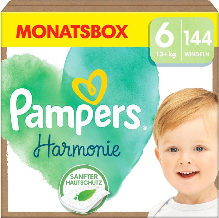 Actual product image Pampers Harmonie (Size 6, Monthly box, 144 Piece)
